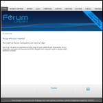 Screen shot of the Forum Computers website.