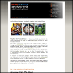 Screen shot of the Stephen Weir Stained Glass Ltd website.
