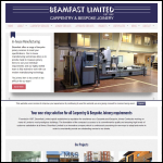 Screen shot of the Beamfast Ltd website.