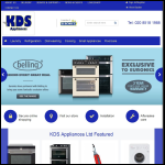 Screen shot of the Kds Appliances Ltd website.
