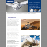 Screen shot of the Dawton Engineers Ltd website.
