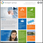 Screen shot of the Hexagon (Software) Group Ltd website.