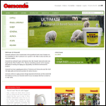 Screen shot of the Osmonds Int Ltd website.