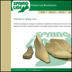 Screen shot of the Spring Line Ltd website.