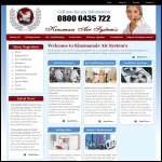 Screen shot of the Kinsman Air Systems Ltd website.