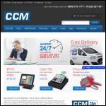 Screen shot of the Ccm (Price Marking) Ltd website.
