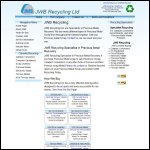 Screen shot of the Jwb Recycling Ltd website.