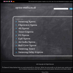 Screen shot of the Xpress Media website.