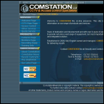 Screen shot of the Comstation Ltd website.