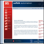 Screen shot of the Suffolk Automation Ltd website.