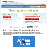 Screen shot of the Seabray Ltd website.