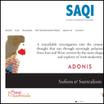 Screen shot of the Saqi Books website.
