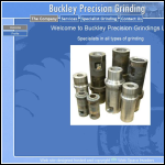 Screen shot of the Buckley Precision (Grindings) Ltd website.