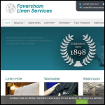 Screen shot of the Faversham Laundry Ltd website.