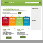 Screen shot of the Scarlet Bridge Ltd website.