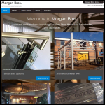 Screen shot of the Morgan Bros (Chorley) Ltd website.