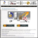 Screen shot of the Microfilm Business Systems Ltd website.