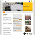 Screen shot of the Rivergate Consultants Ltd website.