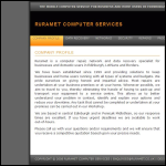 Screen shot of the Ruramet Computer Services website.