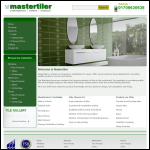 Screen shot of the Mastertiler website.