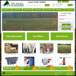 Screen shot of the Spunhill Farm Sales Ltd website.