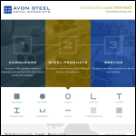 Screen shot of the Avon Steel Co. Ltd website.