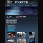 Screen shot of the Digitex Video Production website.