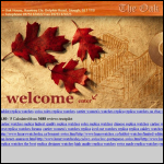 Screen shot of the The Oak Centre website.