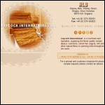 Screen shot of the Laycock International Ltd website.