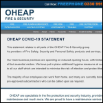 Screen shot of the O.Heap & Son Ltd website.