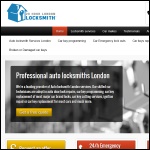 Screen shot of the 24 Hour London Master Locksmiths website.