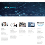 Screen shot of the A1 PC Services website.