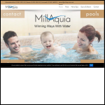 Screen shot of the Mill Aquia Leisure Ltd website.