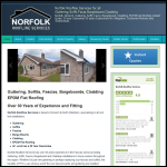 Screen shot of the Norfolk Roofline website.