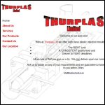 Screen shot of the Thurplas Ltd website.