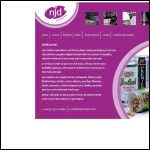 Screen shot of the NJD Creative Ltd website.