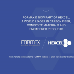 Screen shot of the Formax (UK) Ltd website.