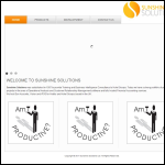 Screen shot of the Sunshine Solutions Ltd website.