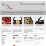 Screen shot of the Carpet Bags website.