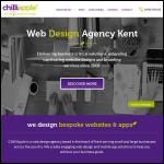 Screen shot of the ChilliApple Ltd - Design Agency Kent website.