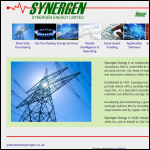 Screen shot of the Synergen Energy Ltd website.