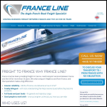 Screen shot of the France Line International Transport Ltd website.