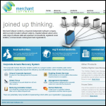 Screen shot of the Merchant Software Ltd website.