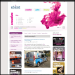 Screen shot of the Adverset Media Solutions Ltd website.