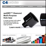 Screen shot of the C4 Carbides Ltd website.