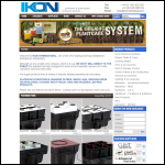 Screen shot of the Ikon International website.