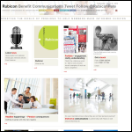 Screen shot of the Rubicon Benefit Communications Ltd website.