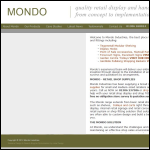 Screen shot of the Mondo Industries website.