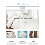 Screen shot of the Andersen Textiles Ltd website.