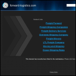 Screen shot of the Forward Logistics (Heathrow) Ltd website.
